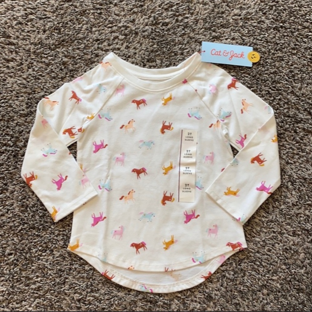 NWT Cat & Jack Unicorn Top